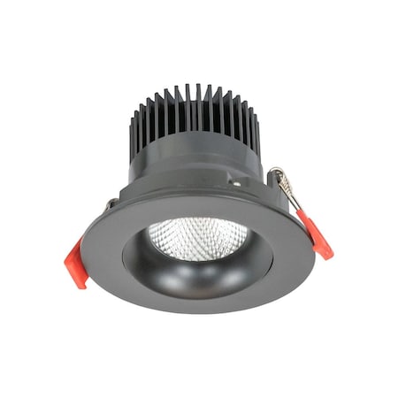 Jesco Downlight LED 35 Round Regressed Gimbal Recessed 12W 5CCT 90CRI BK RLF-35312-SW5-BK